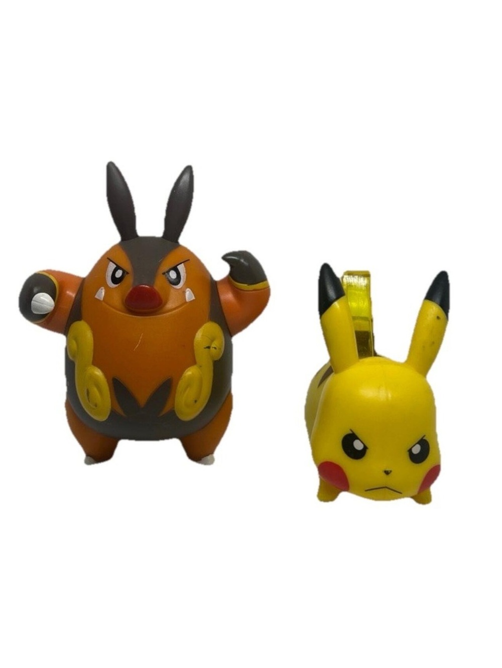 Preowned Nintendo Pokémon Pignite and Pikachu McDonald's Happy Meal Toy Figures